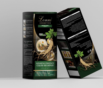 LONNI Natural Ginseng Hair Dye Anti Hair Loss Shampoo Brown Ginseng Custom Black Color Hair Shampoo 3 In 1 in KSA