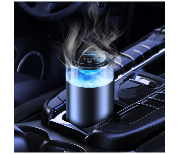 Smart Car Air Fresheners, Oil Car Diffuser Experience By Atomization, RGB Ambient Lights, Adjustable Concentration, Auto On/Off, Built-in Battery in UAE