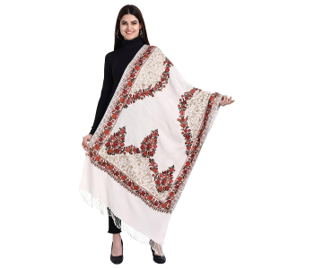 Kashmiri Shawl For Women, Pashmina Style Indian Embroidery Wool Shawls For Winter in UAE