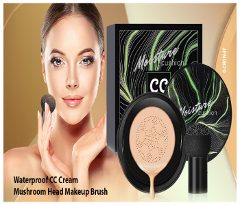 GT Waterproof CC Cream Mushroom Head Makeup Brush For Mature Skin Moisturizing Concealer Brighten Long-Lasting Even Skin Tone For All Skin Types in KSA