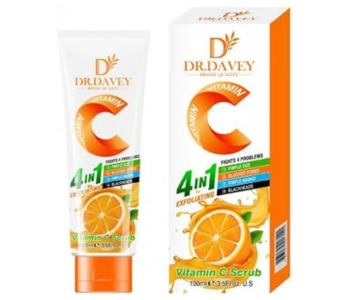 4IN1 DR.DAVEY Vitamin C Face Scrub (pimple Size,blocked Pores,pimple Marks,blackheads) in KSA