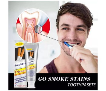 Bundle 2 PCs Set Smokers Toothpaste For Whitening, Stain Removal, Tobacco Stain Remover Toothpast in UAE