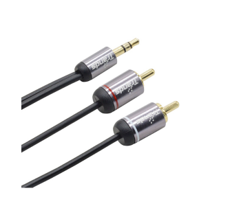 Trands TR-CA3187 3.5mm Male To Auxiliary Stereo Splitter Cable SLR in UAE