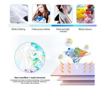 Magic Laundry Paper Color Catchers For Laundry Color Grabber Laundry Sheets Pack Of 50 Laundry Color Catcher Sheets Maintain Original Color Of Clothing Detergent Sheets For Home Apartment School Travel in KSA