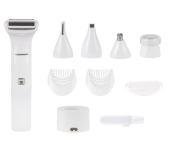 Olsenmark OMLS4109 6-in-1 Ladies Grooming Set Digital Display And Rechargeable Kit - White in KSA