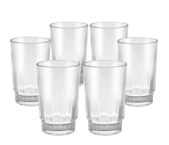 Royalford RF9818 6piece Glass Tumbler 240ml in UAE