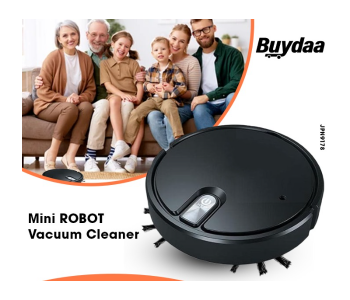 Automatic Mini ROBOT Vacuum Cleaner Sweeping Robot,Ultra Slim Tangle-Free Suction, Daily Floor Schedule Cleaning, Super Powerful Suction Cleaning, Perfect For Hardwood Floors, Wood Floors And Living Room Hair in UAE