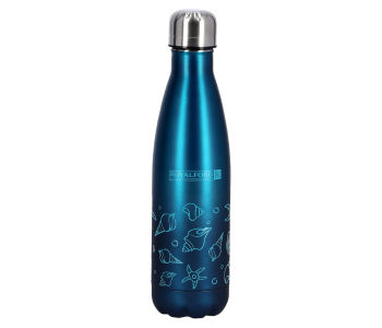 Royalford RF9789 Stainless Steel Double Wall Vacuum Bottle - Blue in UAE