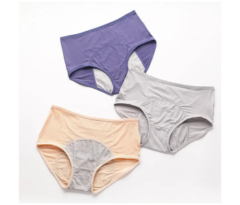 Comfort Reusable Menstrual Period Proof Underwear Women Absorbent Leak Proof Panty Pants Menstrual Panties-XL in KSA