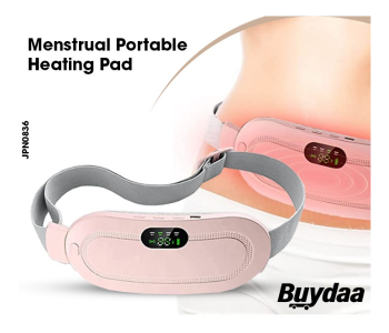 Menstrual Portable Heating Pad Cordless Back Pain Reliever With 3 Temperature Settings, 4 Massage Mode And A Digital Display For Women And Girls in KSA