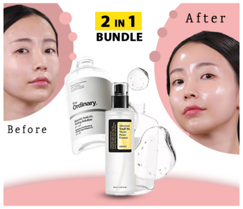 Bundle 1 PCs Set Cosrx 100ml Advanced Snail 96 Mucin Power Essence - Moisturizing And Nourishing Essence With Snail + 1 PCs Set The Ordinary Glycolic Acid 7 Toning Solution (240ml) in KSA
