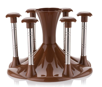 Delcasa DC1151 Glass Stand 6 Pieces - Assorted in UAE