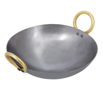 Delcasa DC1989 Iron Kadai With Deep Round Bottom And Strong Handle 23 Cm in UAE