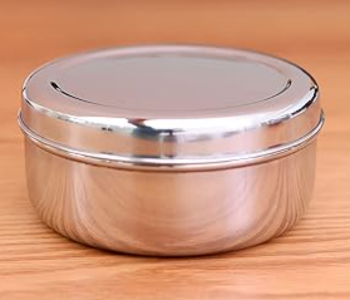 Delcasa DC1529 Stainless Steel Puri Dabba Leak Proof And Airtight Lid in UAE