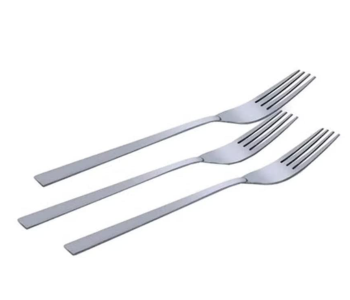 Delcasa DC1472 Set Of 3 Stainless Steel Dinner Fork in UAE