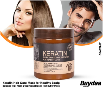 Keratin Hair Care Mask For Healthy Scalp, Balance Hair Mask Deep Conditioner, Hair Butter Mask in KSA