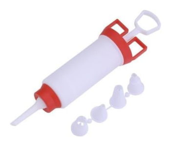 Delcasa DC2717 Icing Tube With Nozzles Set 5 Pieces - White in UAE