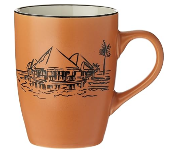 Royalford RF9234 Reusable Stoneware Coffee Mug 380 ML - Brown in UAE