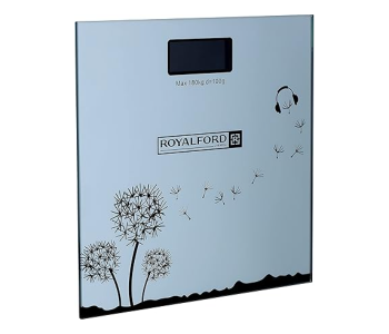 Royalford RF10502 Health Scale LCD With Digital Display - Black in UAE