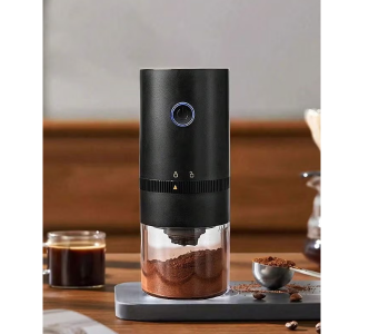 Portable Electric Coffee Grinder Rechargeable Black USB C in UAE