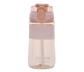 Royalford RF11106 550ml Water Bottle BPA Free Plastic Bottle With One Press Open Lid - Pink in UAE