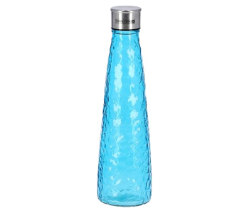 Royalford RF9825 Glass Water Bottle 750ml - Blue in UAE