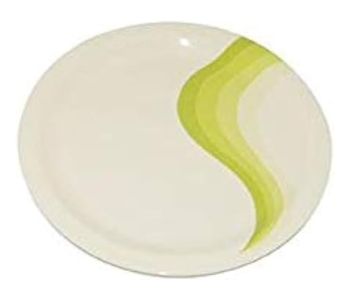 Royalford RF8081 9 Inch Melamine Ware Super Rays Deep Plate - Off White in UAE
