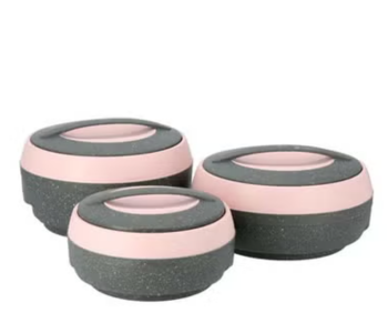 Royalford RF9731 3 Piece Cosmos Casserole Set - Pink And Grey in UAE