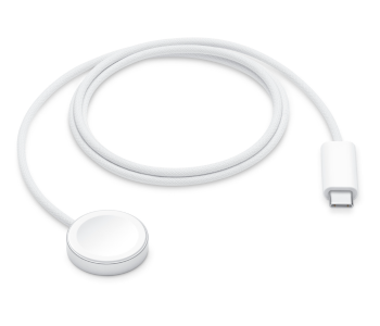 Apple Watch Magnetic Fast Charger To USB-C Cable - White in UAE