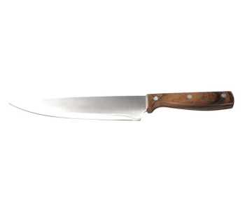 Royalford RF9659 Sharp Design Chef Knife 8inch - Silver And Brown in UAE