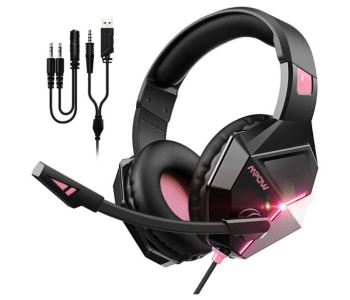 MPOW EG10 GAMiNG HEADSET WiTH NOiCE CANCELiNG MiC BK/PK in UAE