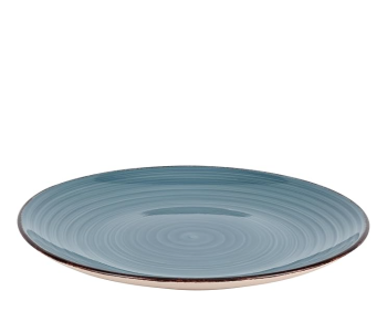Royalford RF12671 10.5 Inch Stoneware Dinner Plate - Blue in UAE