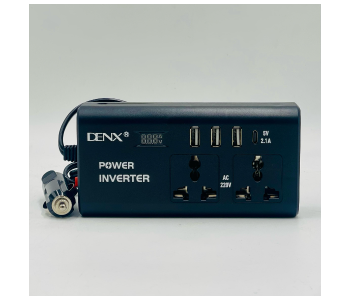 Portable Car Power Inverter Charger 300W Cigarette Lighter Socket 4 USB Ports 2 Charger Outlets 220V AC Converter With LED Display in KSA