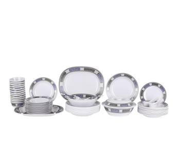 Royalford RF12675 70pcs Melamineware Dinner Set - White in UAE