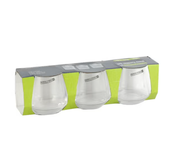 Royalford RF12590 290ML Crystal Clear Glass Tumbler Set in UAE
