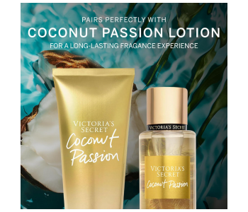 Victoria's Secret Coconut Passion Fragrance Mist 250ml – Body Spray With Vanilla & Coconut in UAE