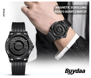 Trending New Men's Creative Magnetic Scrolling Beads Quartz Watch For Men Waterproof Watches in KSA