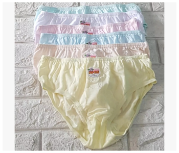 Bundle 10 PCs Set Mixed Color XL Soen Panty For Women in KSA