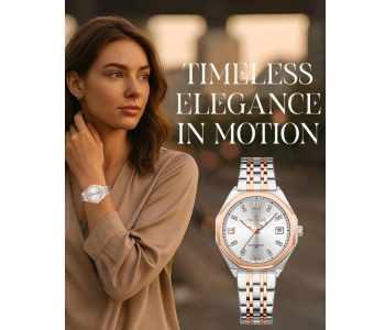 Naviforce NF5052S 5052 Women's Analog Quartz Watch – Stainless Steel, Textured Dial - Silver With Zinc in UAE