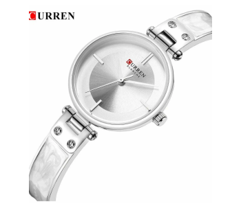 Curren JPN9058SS 9058 Lady Japan Quartz Waterproof Wrist Watch For Girls - Silver in UAE