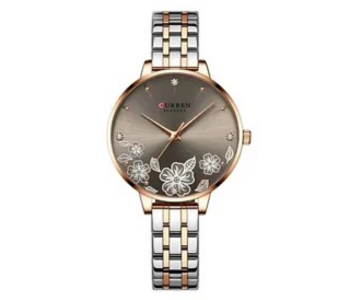 Curren 9068 Flower Women's Quartz Watch 30M Waterproof Stainless Steel Ladies Watch in UAE