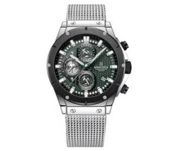Naviforce Nf8027s – Silver/green in UAE