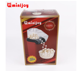 MiniJoy Oil Free Popcorn And Snack Maker Healthy Hot Air Popper For Home Kids And Parties in UAE