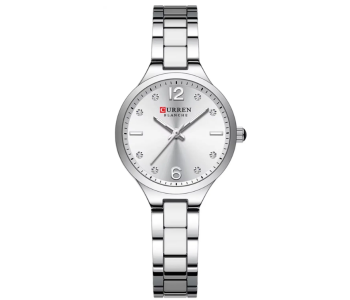 Curren JPN9017SS 9017 Women Watch Quartz Movement Wrist Watch Simple Gift For Women - Silver in UAE