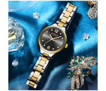 Curren JPN9105SGO 9105 Chic Elegant Lady's Quartz Watch Steel Strap Life Waterproof Simple Style Casual Women Watch - Silver in UAE