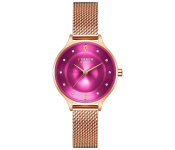 Curren 9036 Beautiful Analog Quartz Wrist Watch For Ladies - Pink in UAE