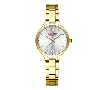 Curren JPN9015GSI 9015 Stainless Steel Analog Watch For Women - Silver in UAE