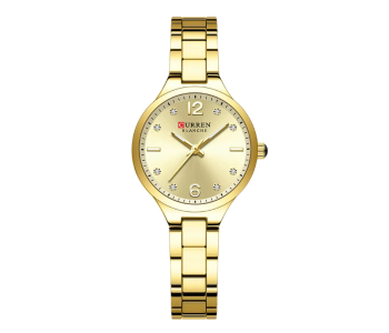 Curren JPN9105GG Elegant Curren Blanche Women's Gold Watch – Luxury Analog Fashion Timepiece - Gold in UAE