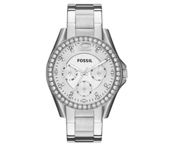 Fossil ES3202 Women's Riley Analog Watch - 38 Mm - Silver in UAE