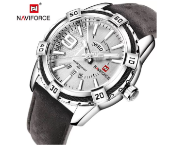 Naviforce NF9117 New Luxury Brand Quartz Watch Men Casual Sports Watches Leather Wrist Watch SW in KSA